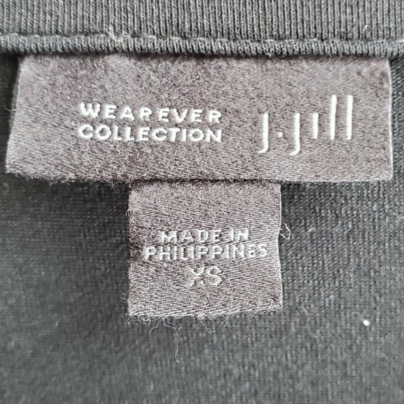 J. Jill Black V-Neck Tunic With Pockets Size XS - Picture 4 of 10